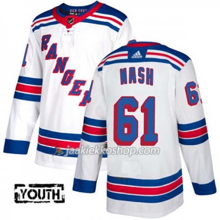 Lapsille NHL New York Rangers Pelipaita Rick Nash 61 Adidas 2017-2018 Valkoinen Authentic